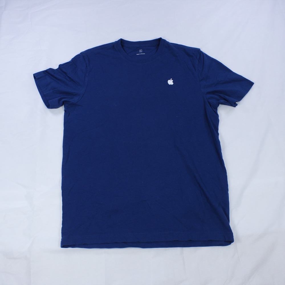 Official Apple Employee Merchandise T-Shirt – Indigo Blue – Size S